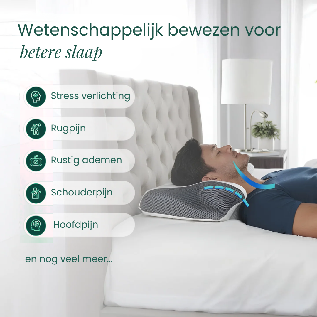 SleepFlow - Premium Kussen Voor Pijnverlichting