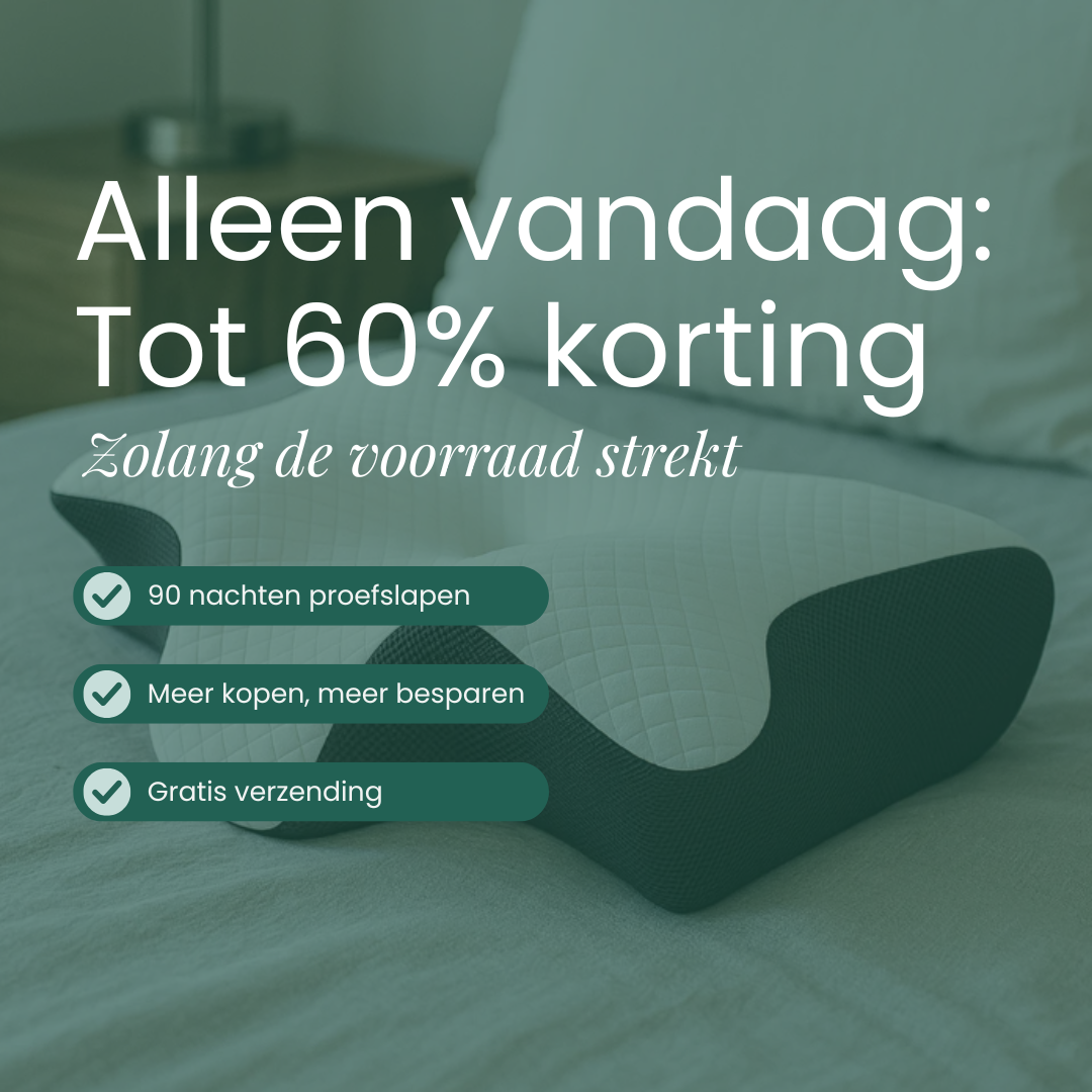 SleepFlow - Premium Kussen Voor Pijnverlichting